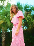 Emery Dress in Lined Up Pink by Mary Square