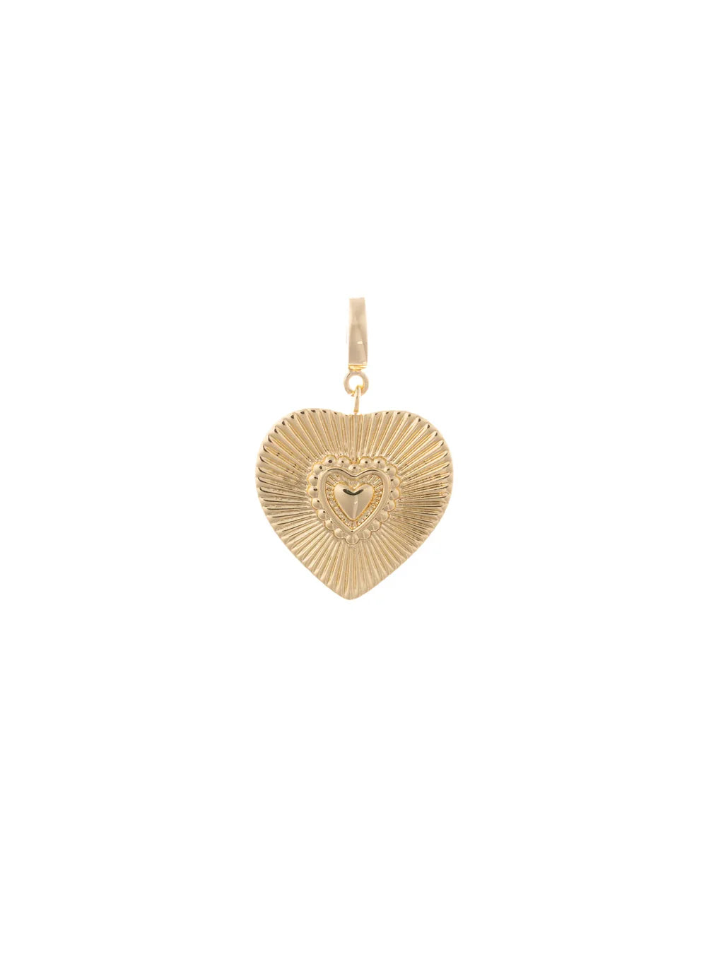 Luxe Heart Charm by Michelle McDowell