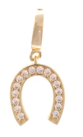 Luxe Horseshoe Charm by Michelle McDowell