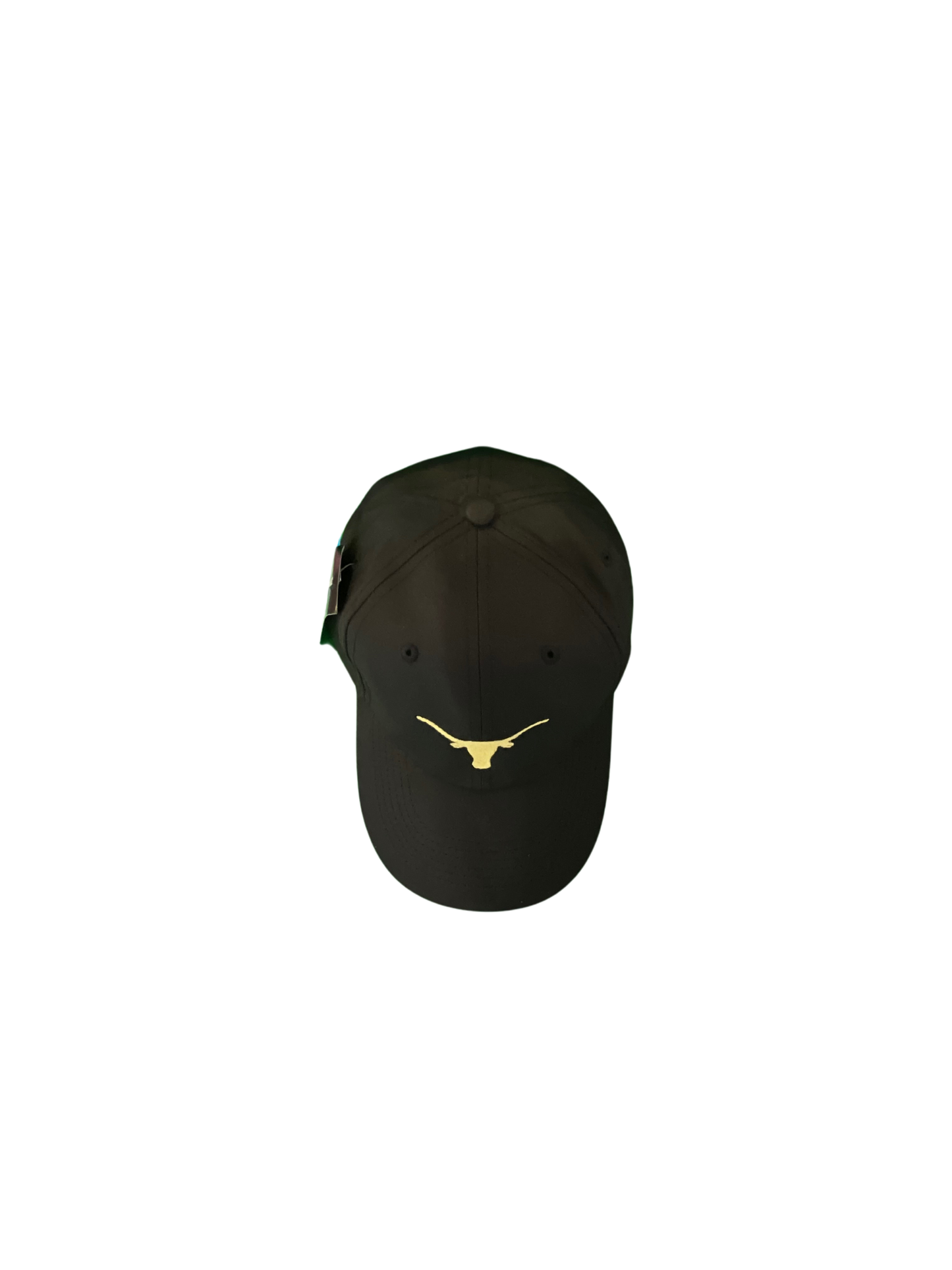 Black Imperial Cap with Gold Longhorn