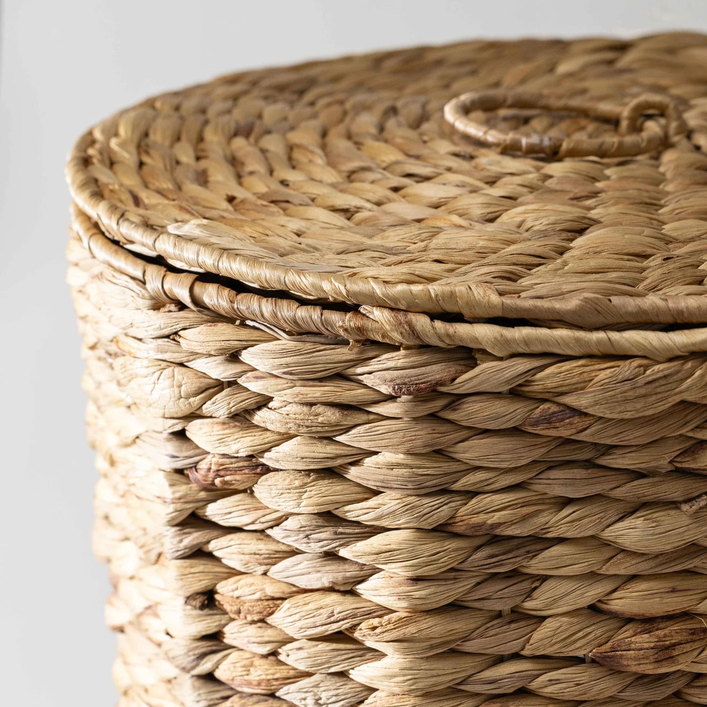 Hand Woven Basket with Lid