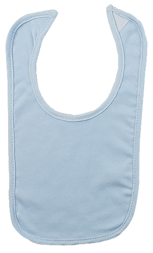 Blue Cotton Infant Bib