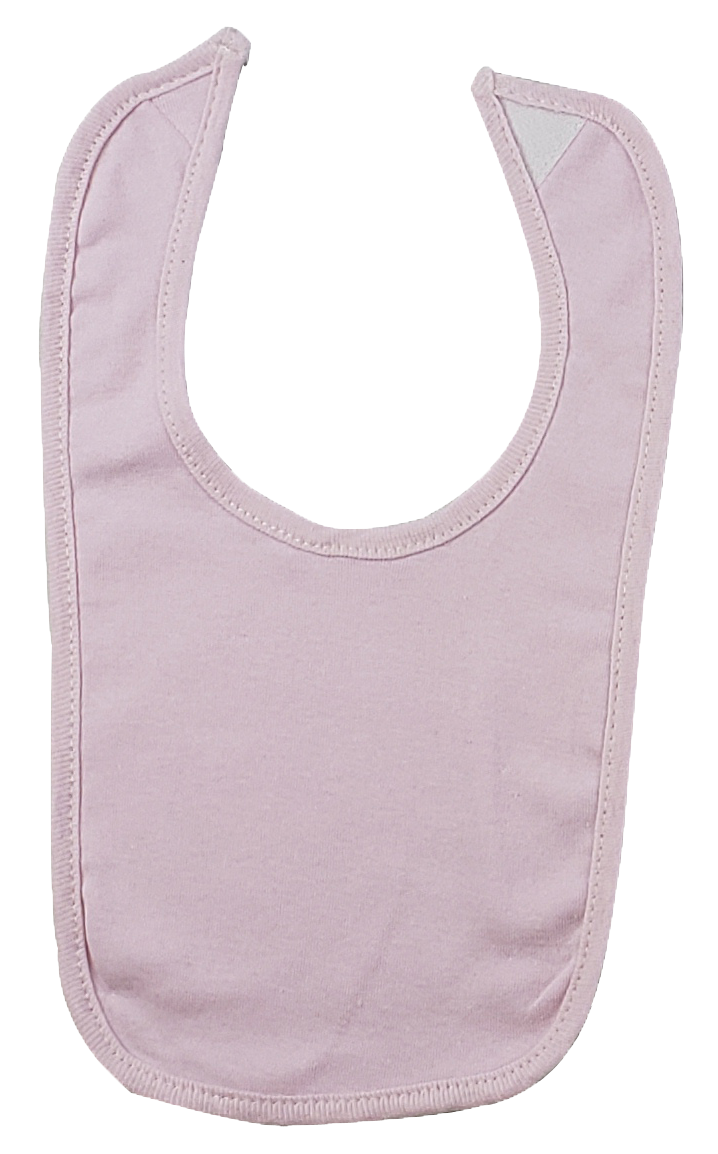 Pink Cotton Infant Bib