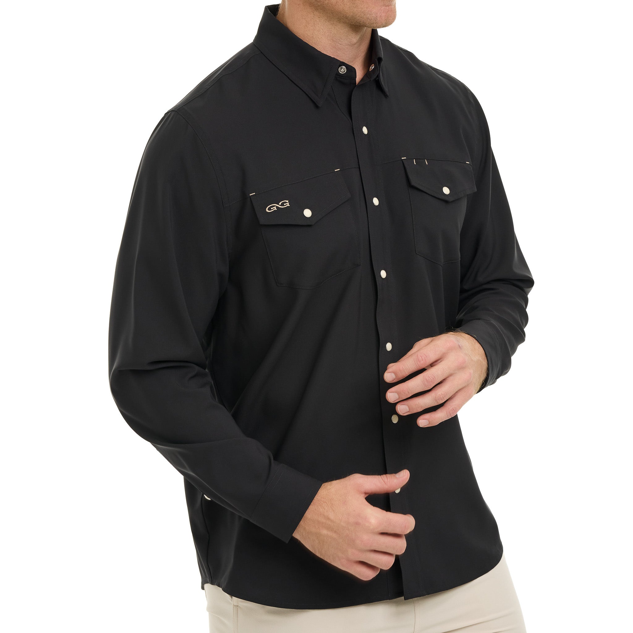 Caviar Black StockYard Shirt | Long Sleeve by GameGuard