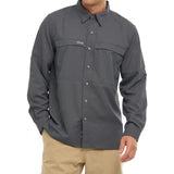 Explorer Shirt Long Sleeve by GameGuard in Gun Metal Grey