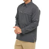 Explorer Shirt Long Sleeve by GameGuard in Gun Metal Grey