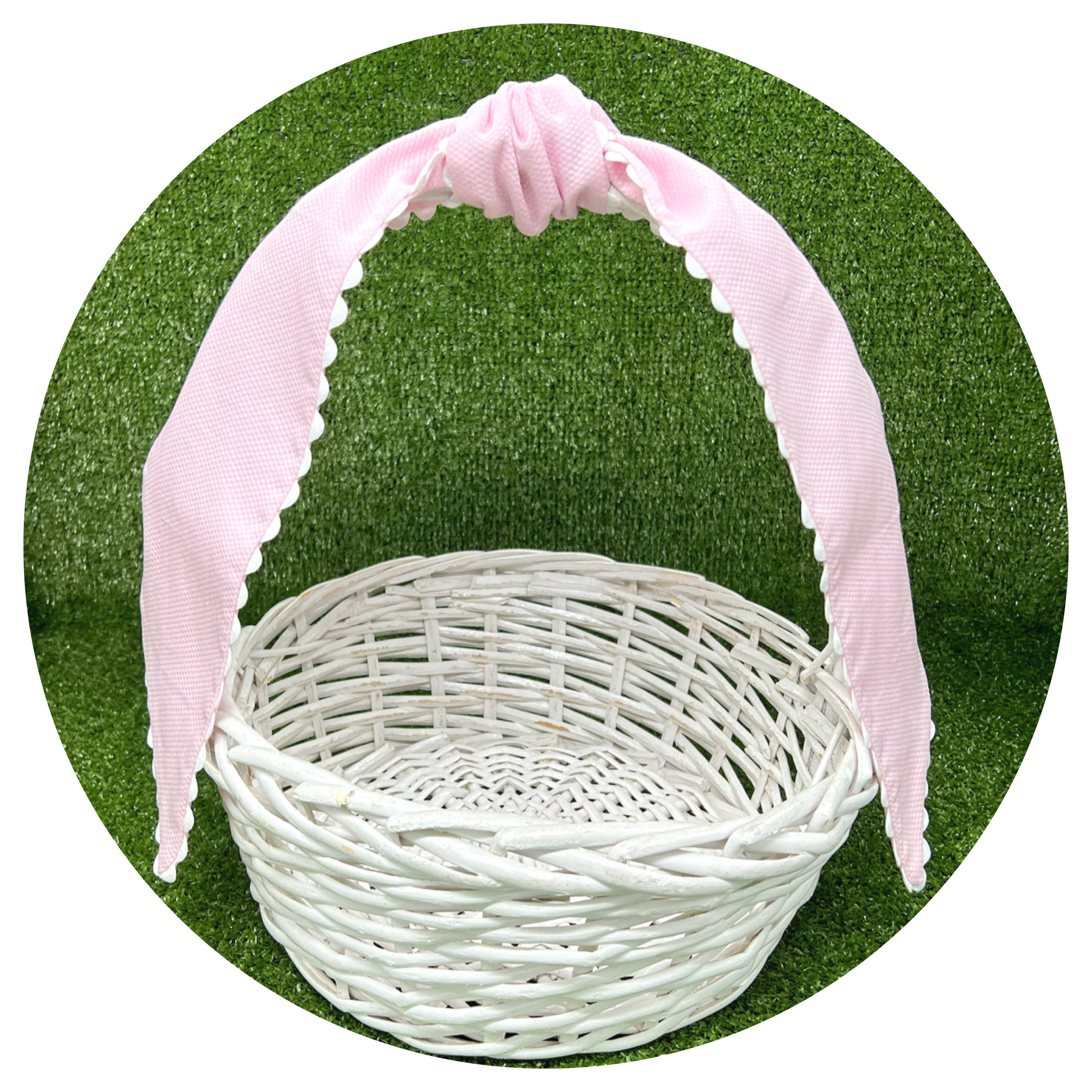 Pastel Color Cotton Pique Sash with Trim