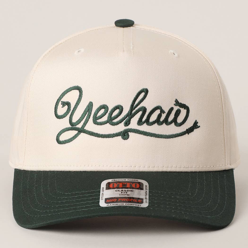 Yeehaw Western Script Embroidered Trucker Hat