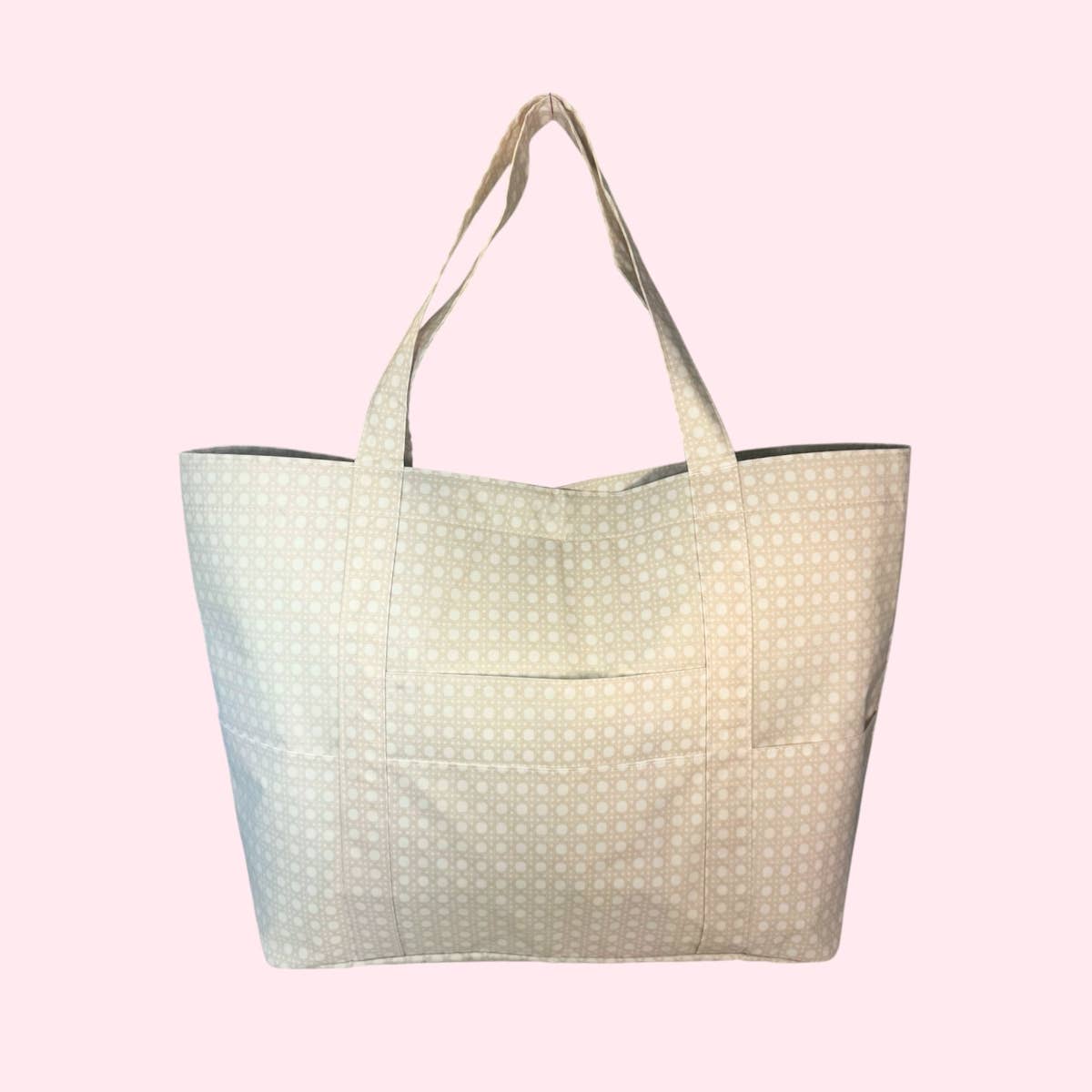 Champagne Bungalow ~WIPEABLE~ Big Mama Tote | Mint