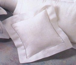 White Hemstitch Pillow Perfect for Wedding Ring Bearer