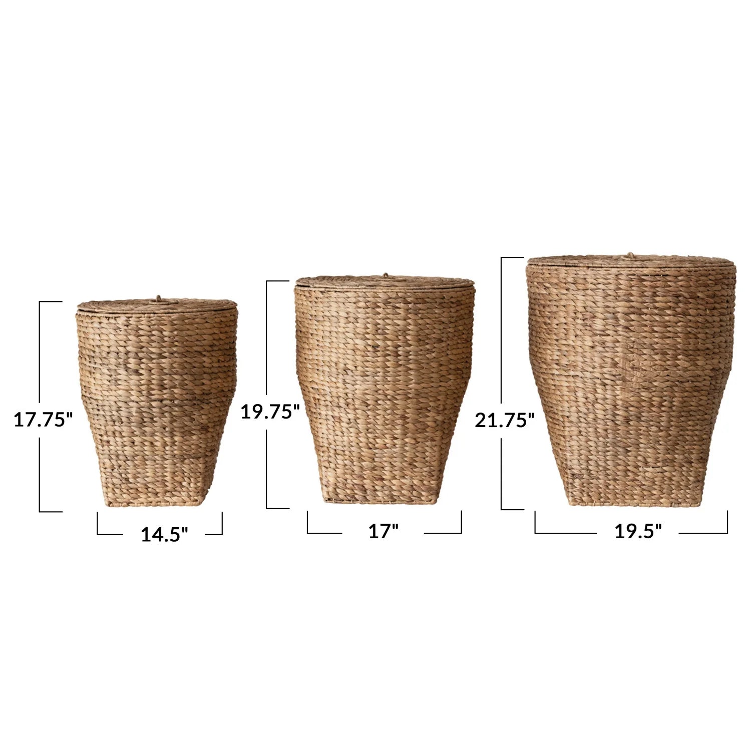 Hand Woven Basket with Lid