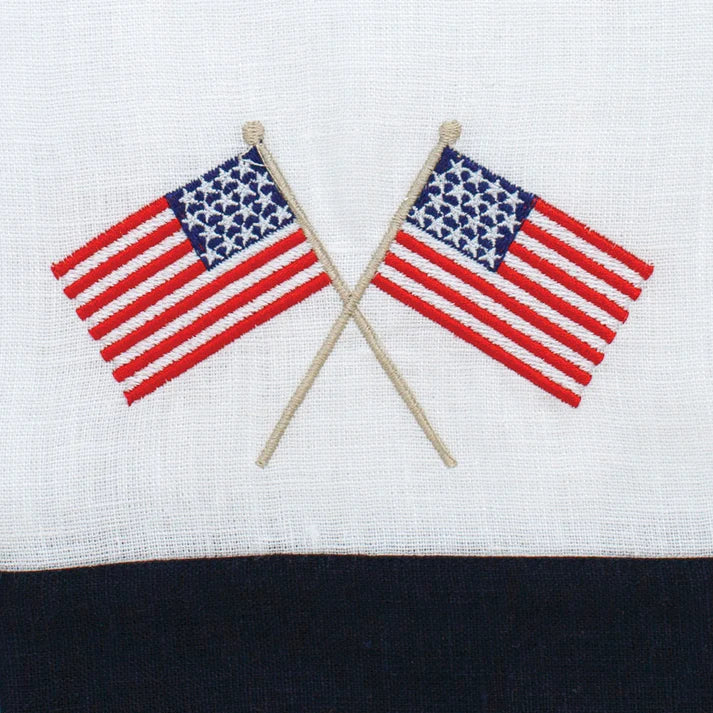 American Flags Linen Towel