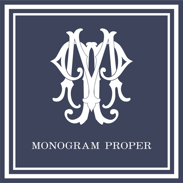 Monogram Etiquette – Monogram Proper Designs