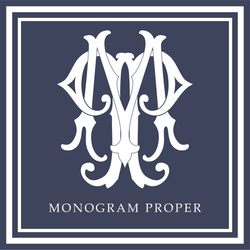 Monogram Etiquette – Monogram Proper Designs