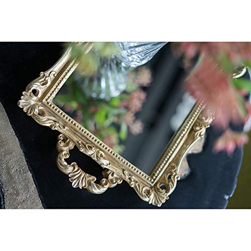 Gold Baroque Mirror Tray