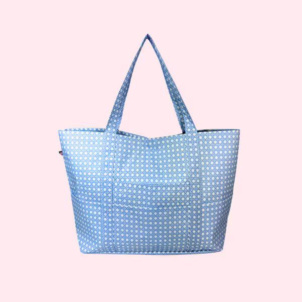 Baby Blue Bungalow Big Mama Tote by Oh Mint