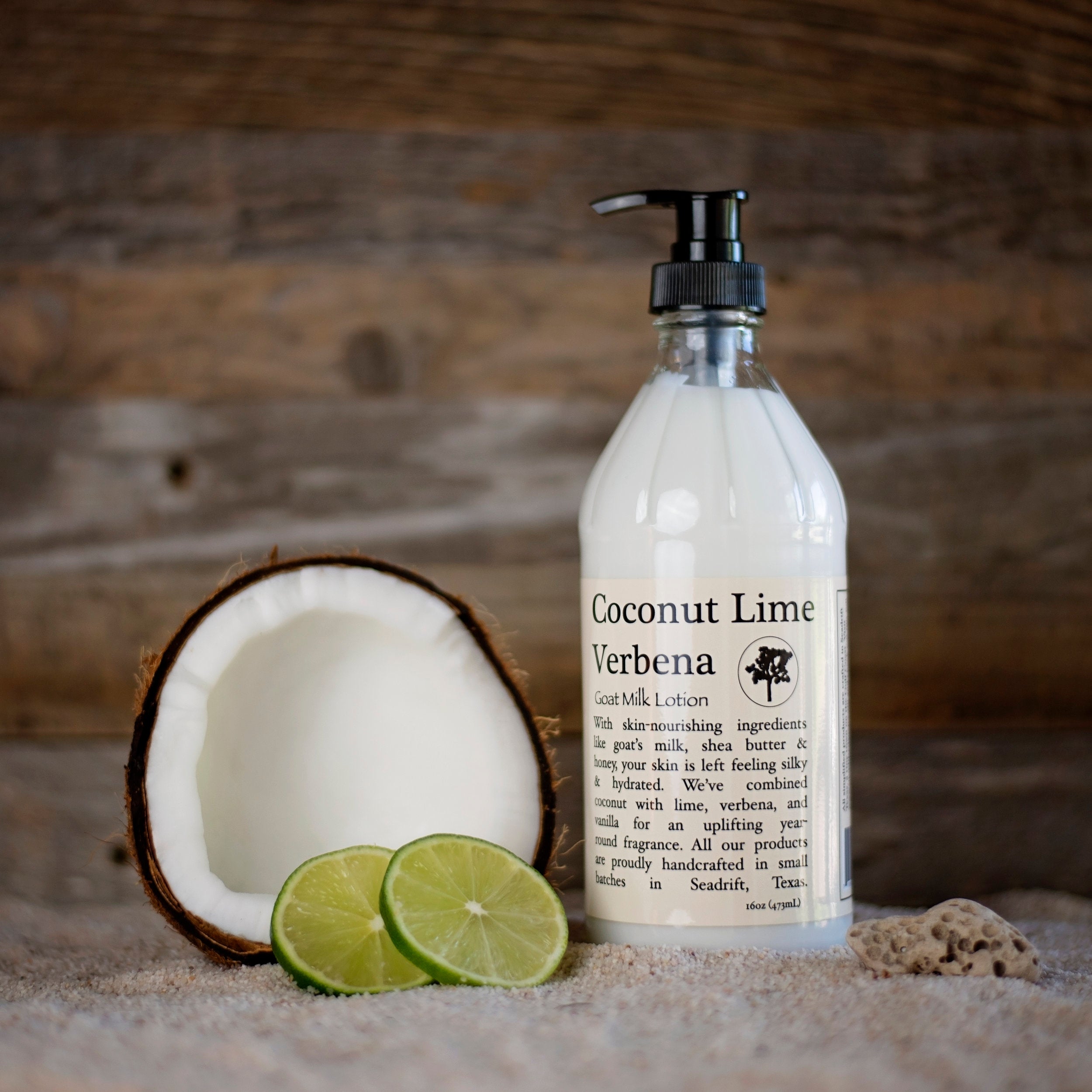 Coconut Lime Verbena 8oz Goat Milk Lotion by Simplified Soap