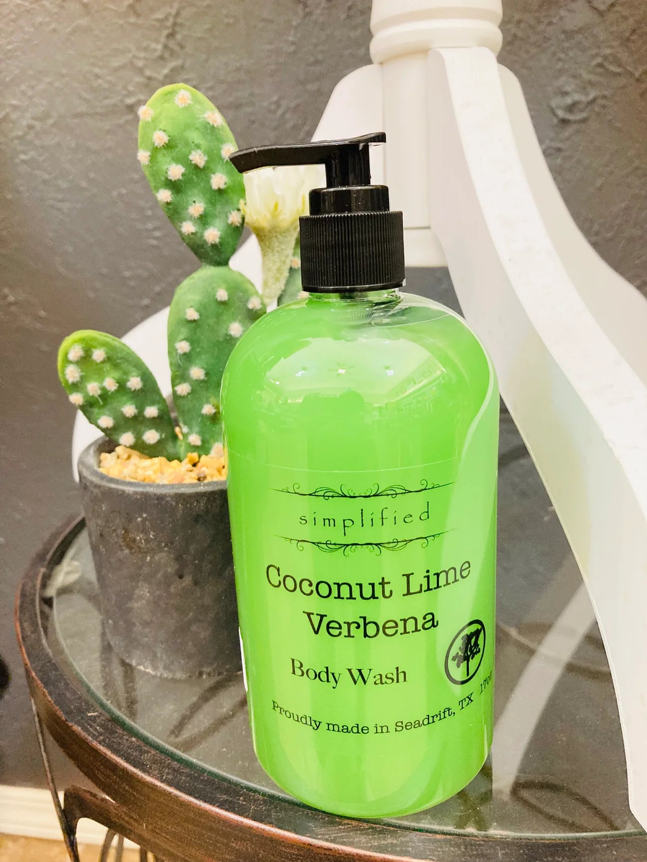 Coconut Lime Verbena  17oz Body Wash by Simplified Soap