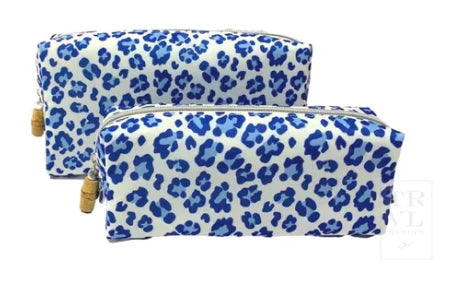 TRVL Duos Set of 2 Bags in Cheetah Blue