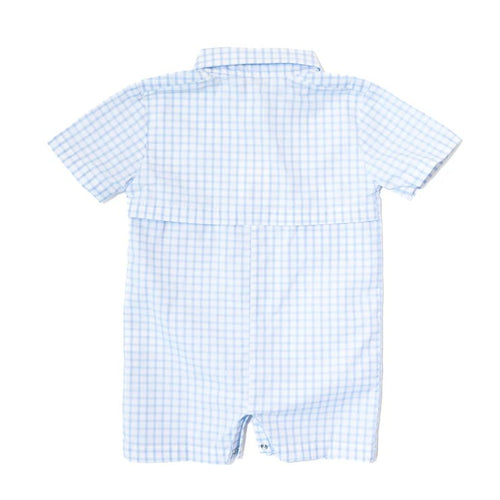 Boys Texas Flag Fishing Romper