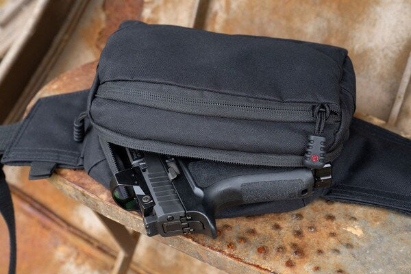 EDC Sling Bag Waist Pack in Black