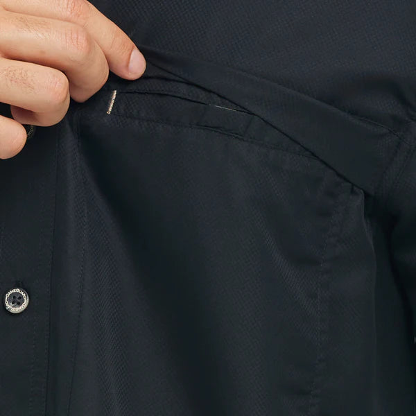 Modern Microfiber Shirt in Caviar