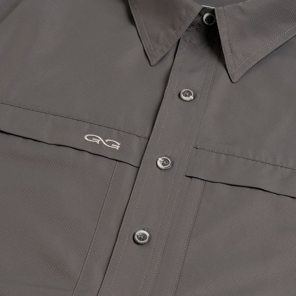 Modern Microfiber Shirt in GunMetal