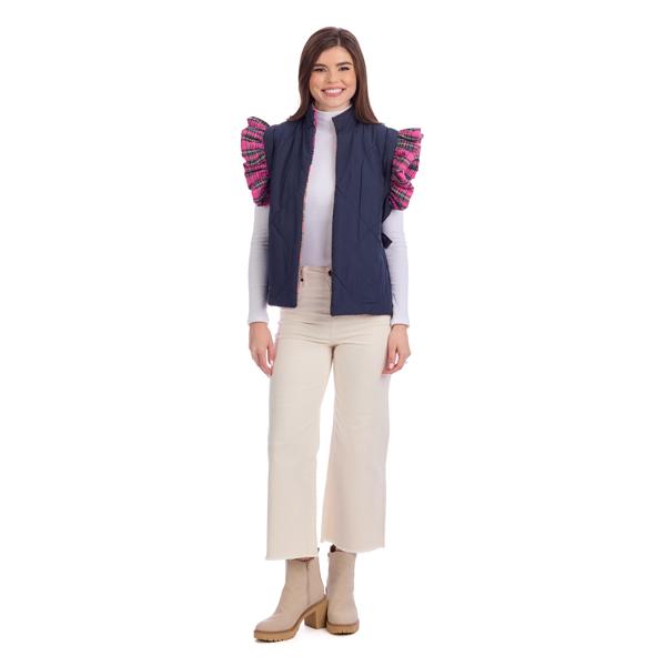 Jefferies Plaid Quilted Vest