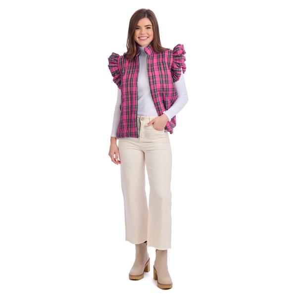 Jefferies Plaid Quilted Vest