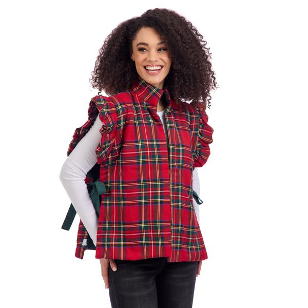Jefferies Plaid Quilted Vest