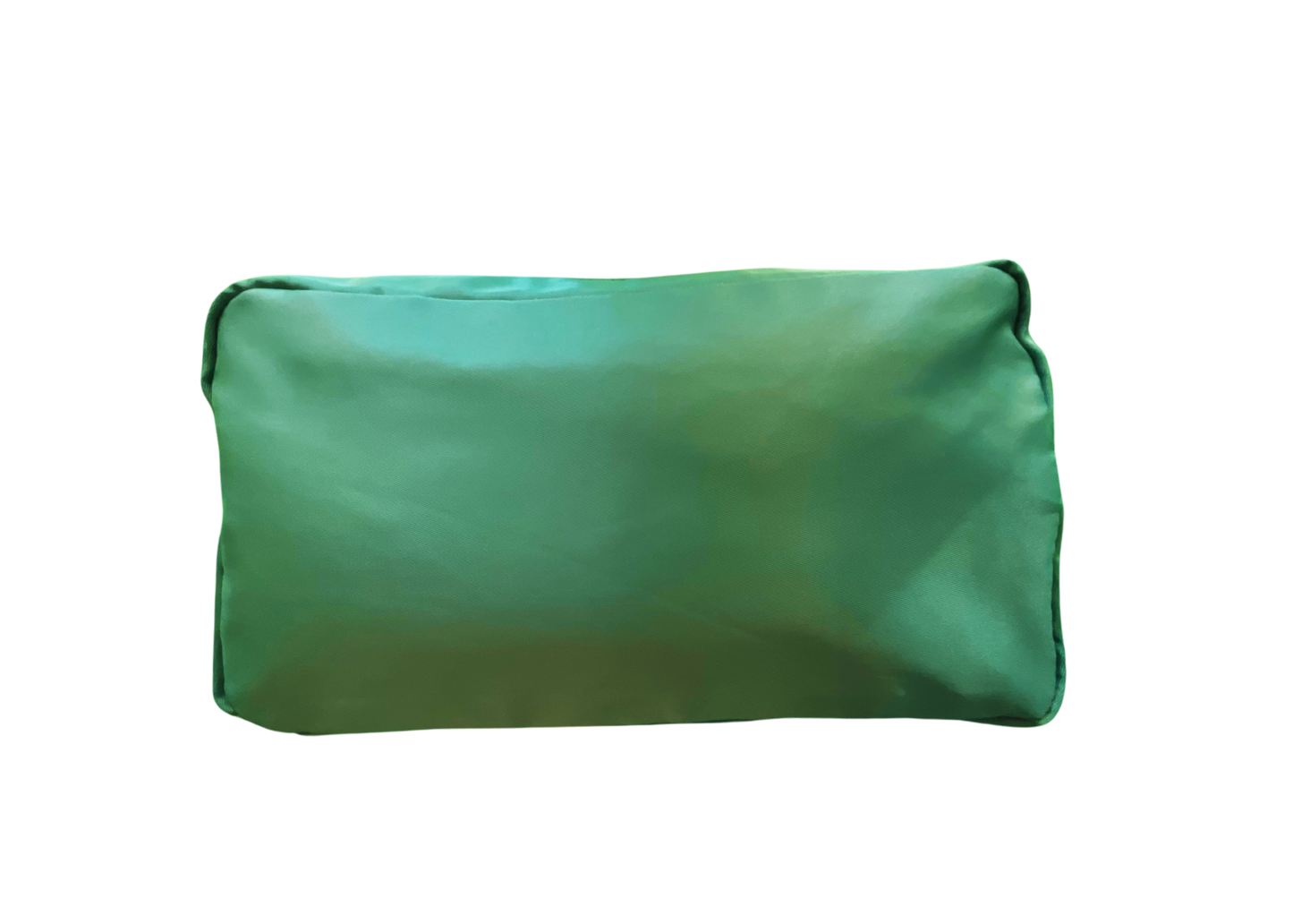 Kelly Green Large Nylon Cosmetic Bag