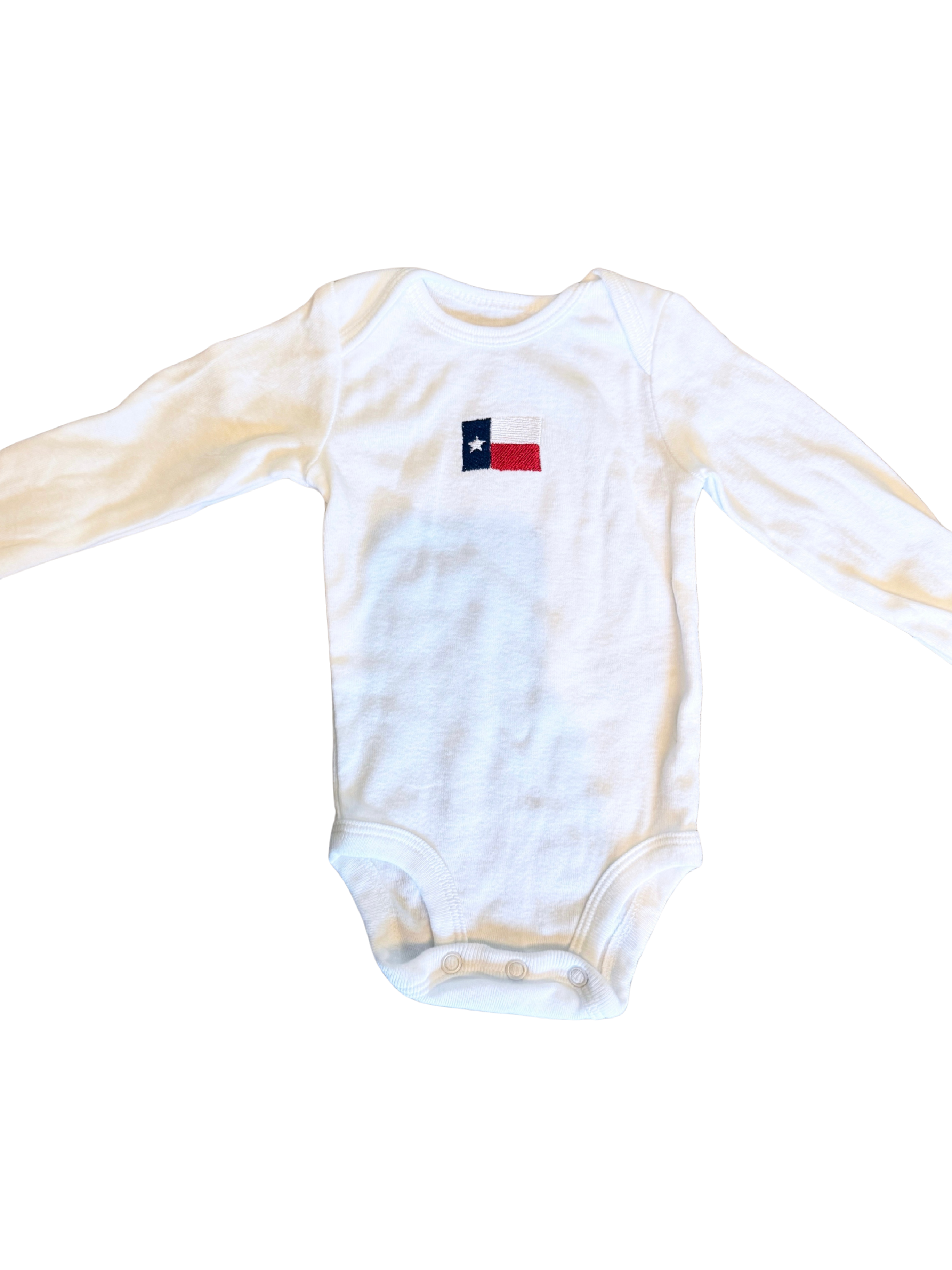 Cotton Rib Knit Long Sleeve Infant Onesie