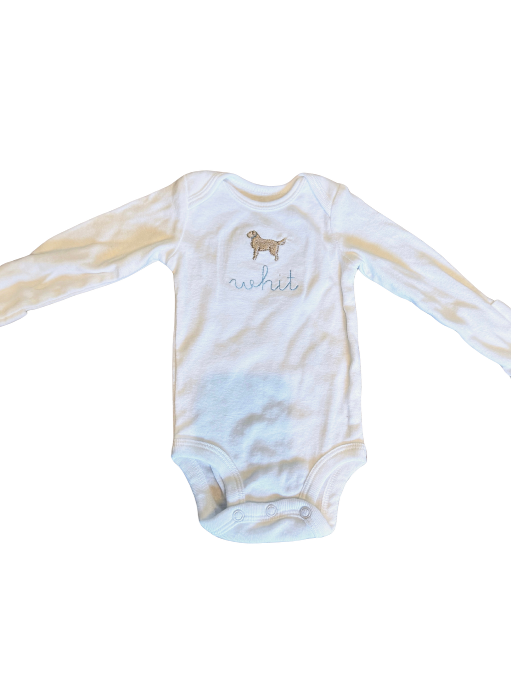 Cotton Rib Knit Long Sleeve Infant Onesie