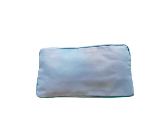 Carolina Blue Large Nylon Cosmetic Bag