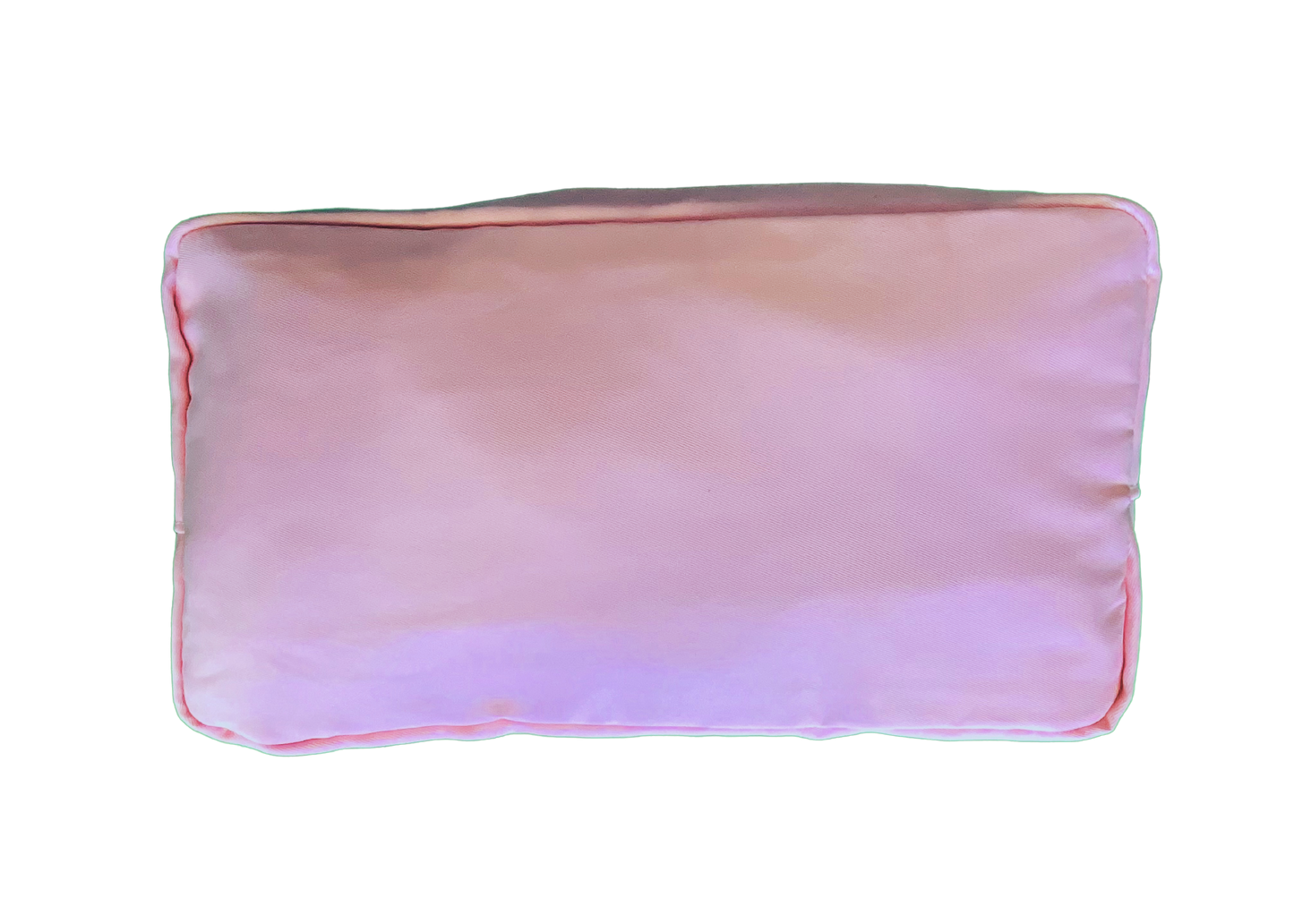 Rose Pink Large Nylon Cosmetic Bag