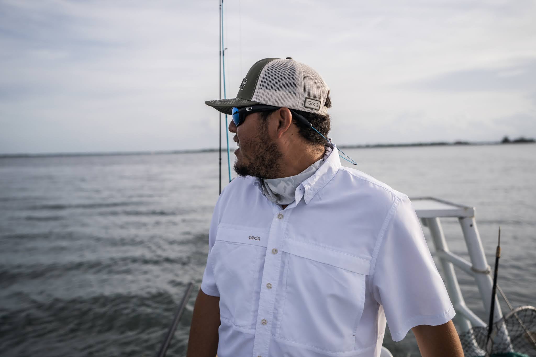 White Microfiber Explorer Shirt by GameGuard