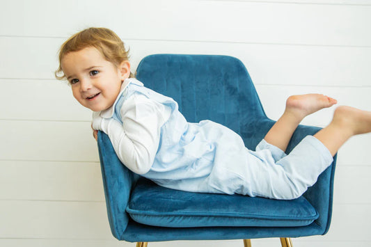 Boy's Light Blue Cotton Corduroy Longall