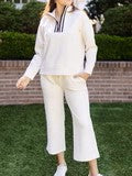 Lula Jacquard Top  in Ivory by Mary Square