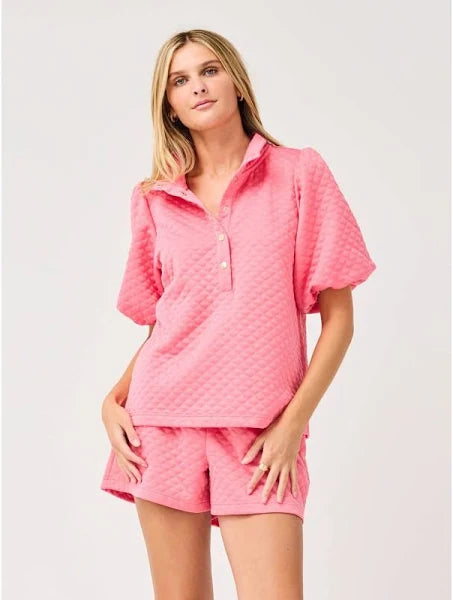 Madelyn Short Set in Pink by Mary Square