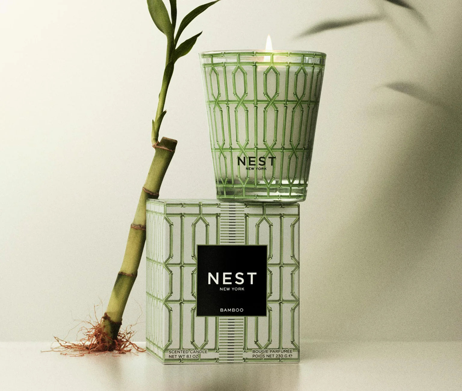 NEST Bamboo Decorative Classic 8.1oz Candle