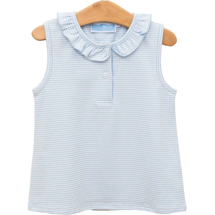 Rosemary Skort in Light Blue from Trotter Street Kids