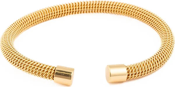 Paris Gold Plated Cuff Bracelet by Michelle McDowell