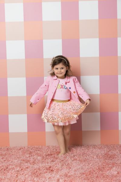 Gold Sequin Tutus in White and Pink & White from Mud Pie