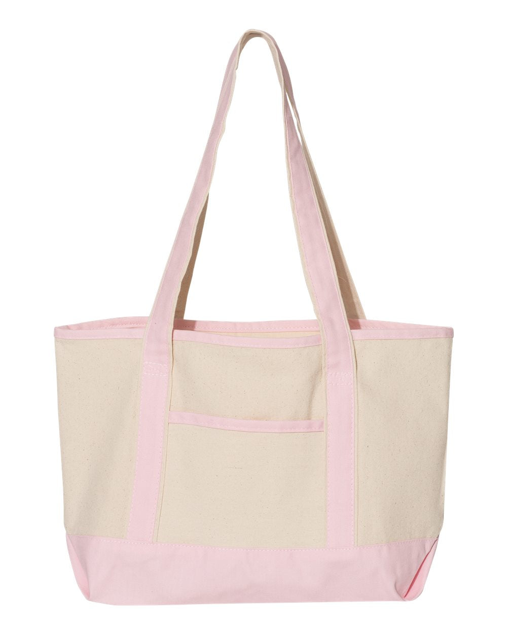 Small Deluxe Canvas Tote in Pink