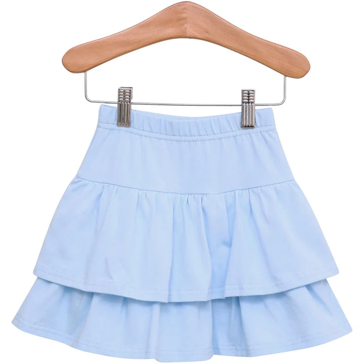 Rosemary Skort in Light Blue from Trotter Street Kids