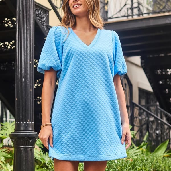 Stacey Dress in Blue by Mary Square