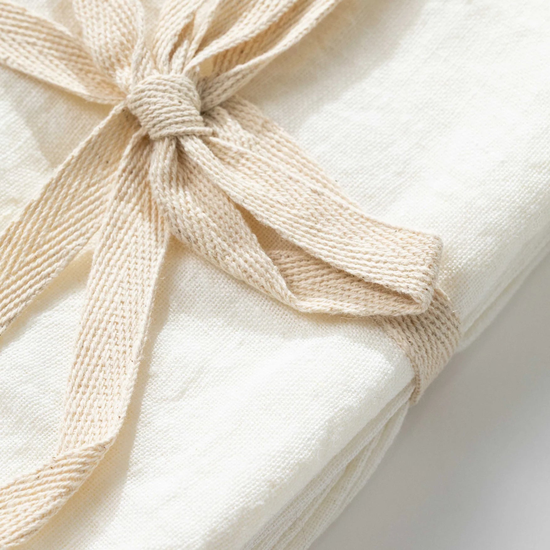 Stonewashed Ivory Linen Napkins Set of 4