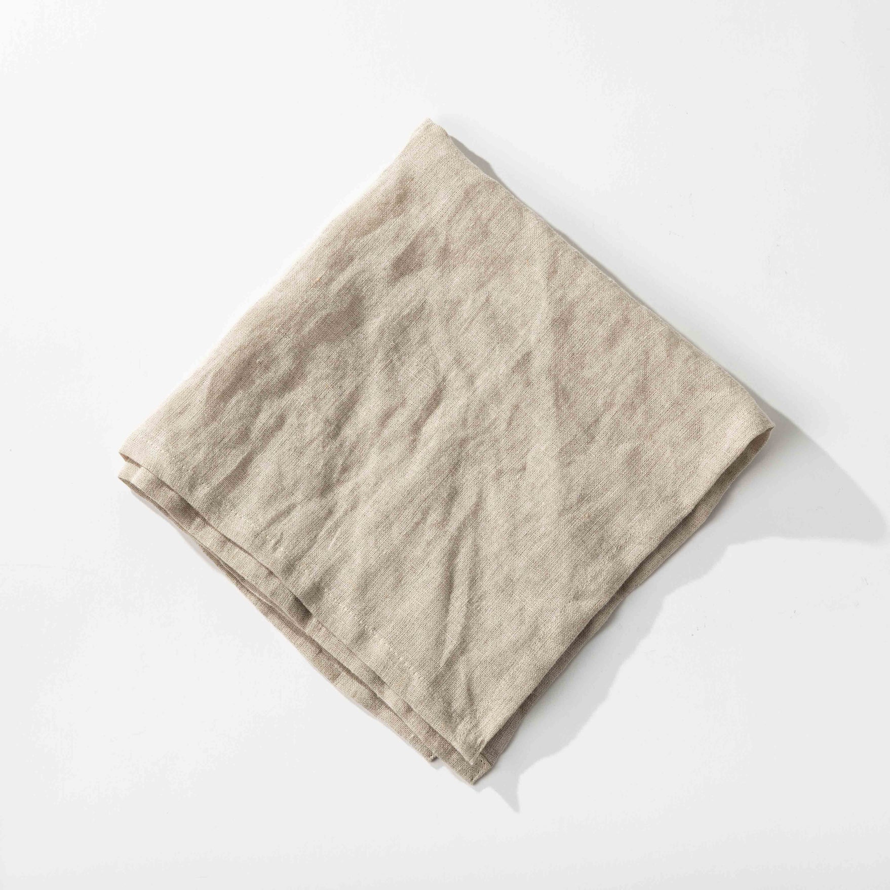 Stonewashed Natural Linen Napkins Set of 4