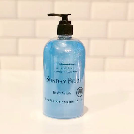 Simplified Soap Sunday Beach 17oz Body Wash