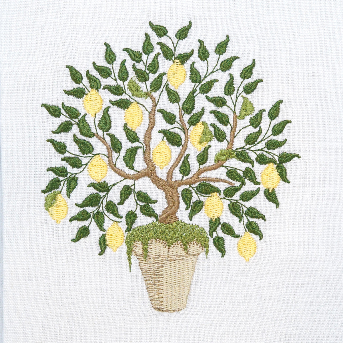 Lemon Tree Linen Towel